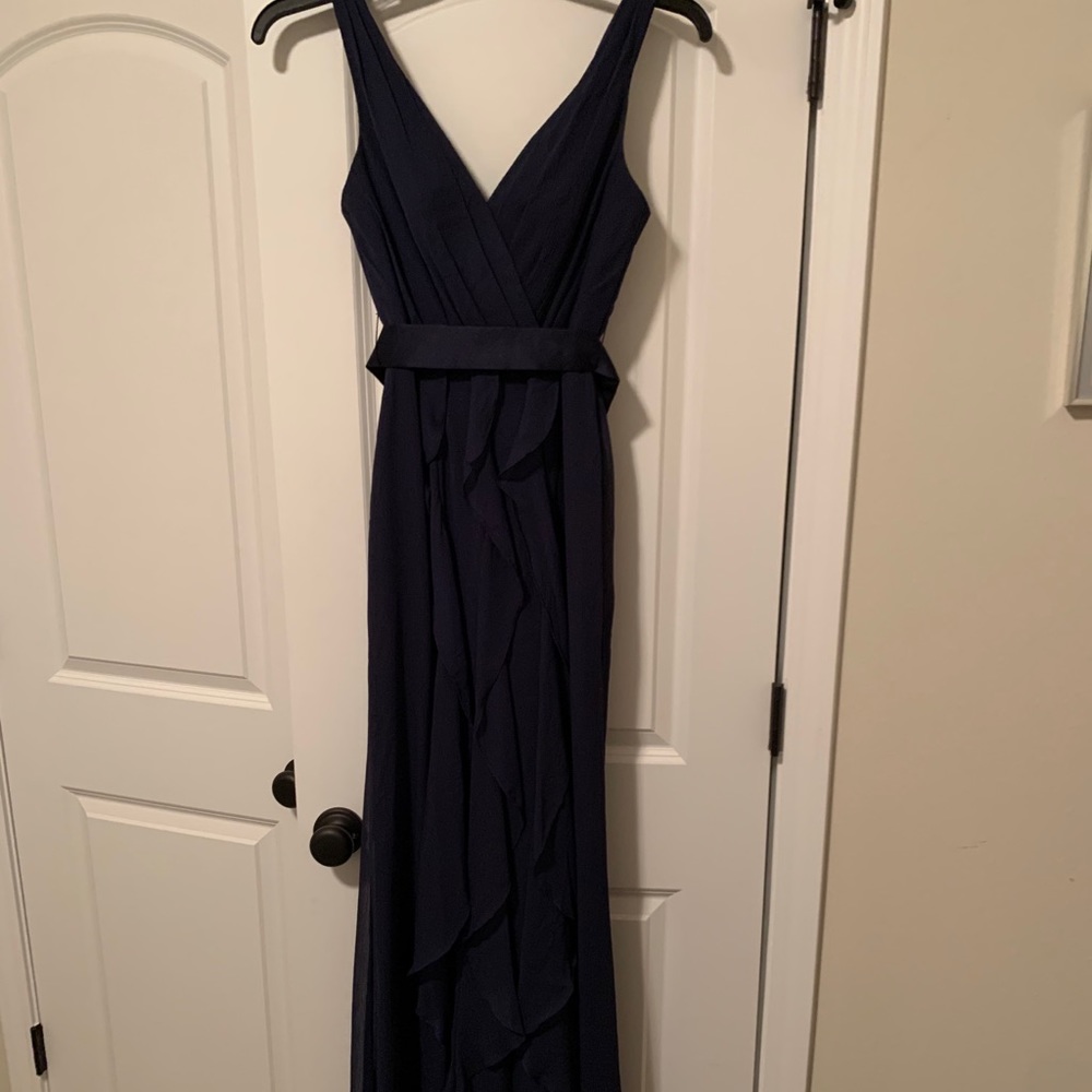 Navy- Vera wang bridesmaids dress